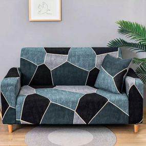 Чохол на диван тримісний трикотажний 120 Love You