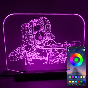 Акриловый светильник-ночник управление с телефона Харли Квинн (Harley Quinn) tty-n000730