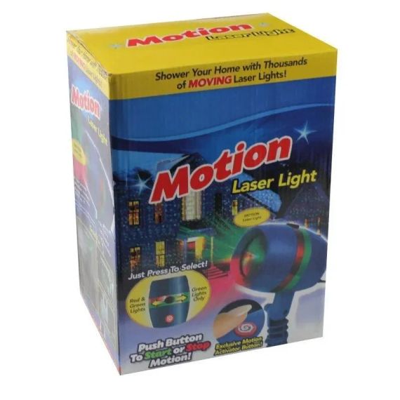 Уличный новогодний лазерный проектор Star Shower Motion Laser Light | Зображення 4