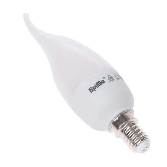 Лампа светодиодная E14 LED 6W WW CA37 220V | Зображення 3