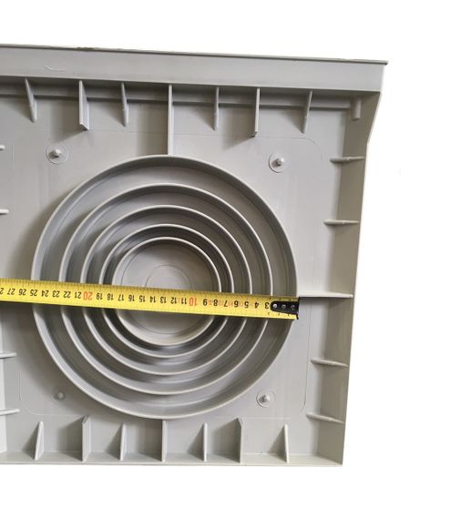 Колодязь кабельний пластиковий ККп-4 з кришкою 400х400х400мм Ny95505630 | Зображення 1