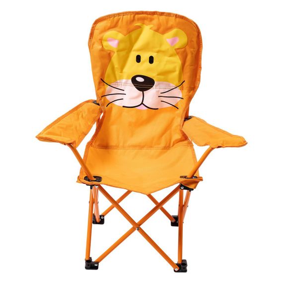 Розкладне крісло туристичне 34х58х65 см крісло для пікніка на природу з підстаканником Помаранчевий
