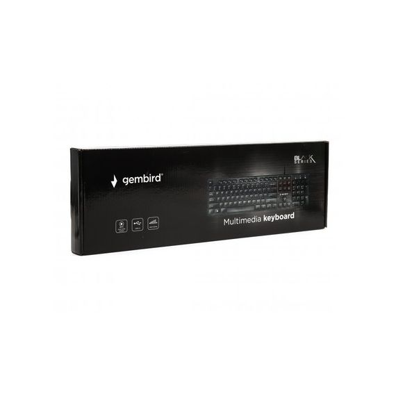 Клавіатура Gembird KB-MCH-03-UA USB Black (KB-MCH-03-UA) | Зображення 2