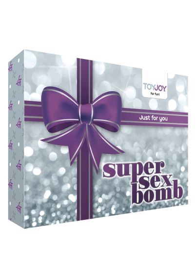 Набір БДСМ секс іграшок Toy Joy Super Sex Bomb, 9 предметів, фіолетовий Sex Aura | Зображення 1