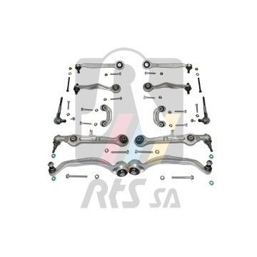 Комплект рычагов передней подвески Audi A4 04- (тонкий палец со стойк. стаб.), RTS, 99-05002,