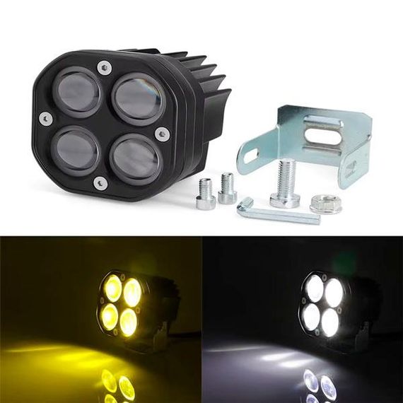 LED фара 40W 3D-лінзи 4х10W Cree діоди 12-24V | Зображення 7