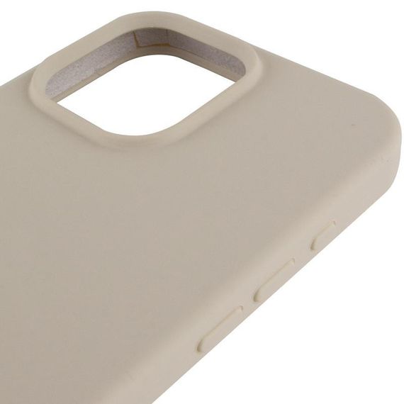 Чехол Silicone Case Full Protective (AA) для Apple iPhone 14 Pro (6.1") Бежевый / Antique White | Зображення 3