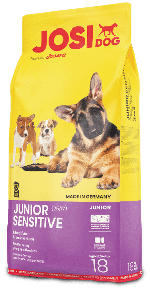 Josera JosiDog JUNIOR SENSETIVE. Йозера йозідог юніор сєнсєтів для молодих собак всіх порід 15 кг