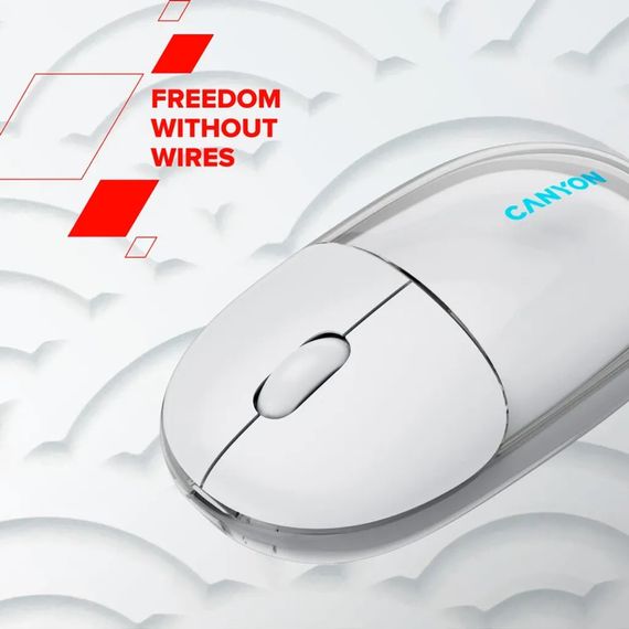 Мышь компьютерная безпроводная Canyon OnClick 24 Black CNS-CMSW24B черная | Зображення 7