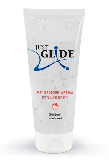 Гель-лубрикант Just Glide - Strawberry, 200 ml sexstyle