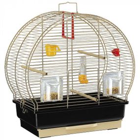 Клітка для попугайів і маленьких птахів Ferplast LUNA 2 Antique Brass 44,5 x 25 x h 45,5 cm