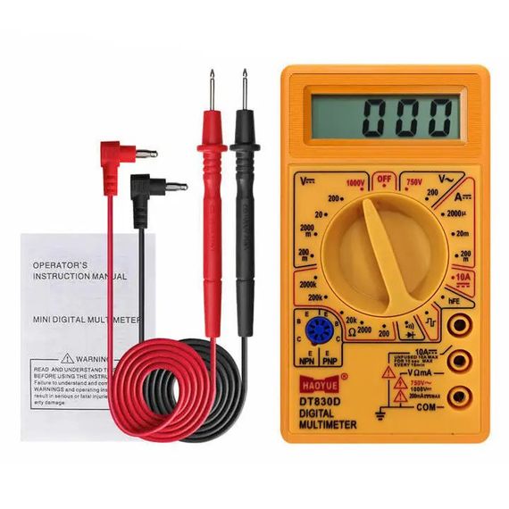 Мультиметр HAOYUE IB-520 DT830D yellow