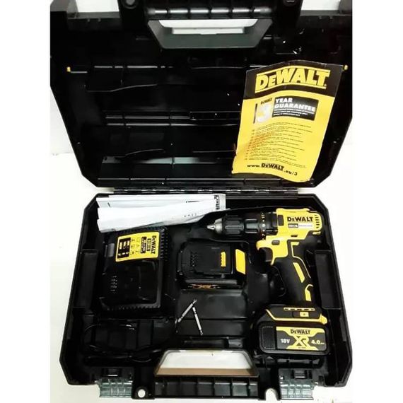 Дрель-шуруповерт аккумуляторная бесщёточная 65 Нм DeWALT DCD777M2T | Зображення 2