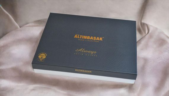 Постельное белье Altinbasak Satin 160 х 220 см Always Ekru | Зображення 3