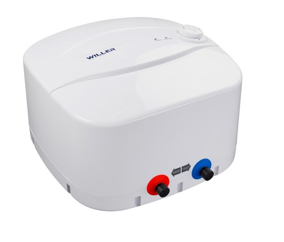 Водонагрівач WILLER Optima Mini, 1500 Вт, "мокрий" ТЕН, 15 л, квадратний, вертикальний, над мийкою, білий (PA15R) | Зображення 6