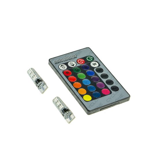 Светодиодная лампа T10-085 RGB 5050-6 12V
