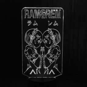 Акриловий світильник-нічник Рем і Рам 3 білий tty-n001385