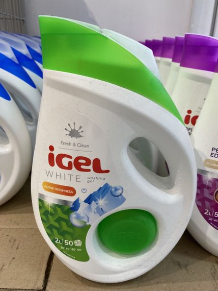 Гель для стирки ICEL White Alpine Freshness 2 л (50 стирок) для белой и светлой одежды