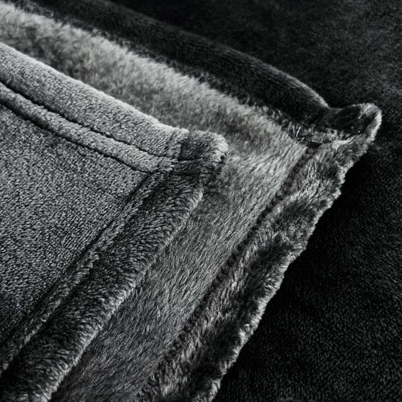 Плед Emily Manner велсофт 150х200 см 300 гм2 Graphite (94326093) | Зображення 6