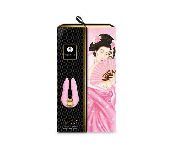 Вібратор для клітора Shunga Aiko Light Pink, гнучкі кінчики | Зображення 5