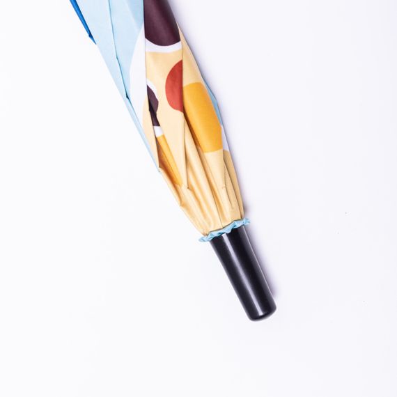 Парасолька дитяча механічна елегантна з принтом міцна надійна з поліестеру діаметр 90 см Блакитний HP-23-13BL | Зображення 6