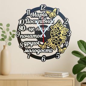 Настінний годинник для мами Оригінальний подарунок Декор для дому