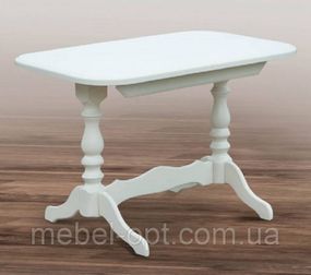 Овальный раскладной стол Аврора, цвет ваниль 102-135х68,50 H=73,50 см