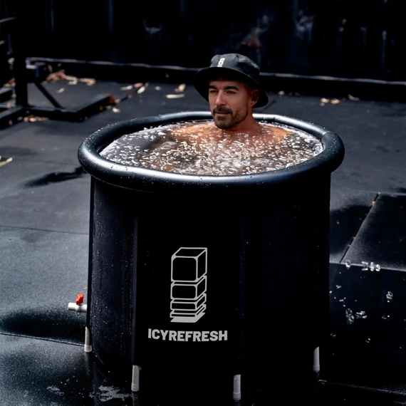 Круглий каркасний басейн для крижаної ванни / Льодова надувна ванна "Ice Bath Spa" | Зображення 5
