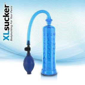 Вакуумна помпа XLsucker Penis Pump Blue для члена довжиною до 18см, діаметр до 4 см Sex Aura