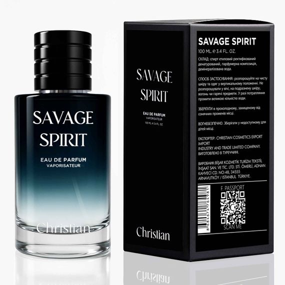 Cristian SAVAGE SPIRIT EAU DE PARFUM Men, 100 ml CSB-100
