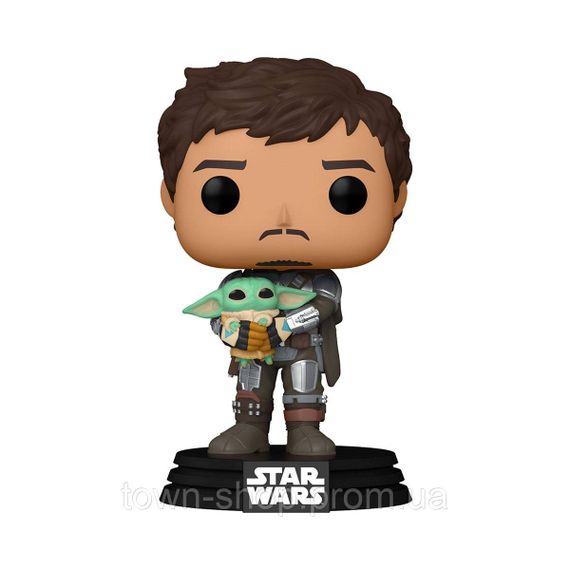 Игровая фигурка Funko POP! - Мандалорец с Грогу | Зображення 1