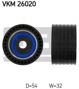 Ролик натягувача ременя (Вир-во SKF) SKF VKM26020 на RENAULT MEGANE CC (EZ0/1_)