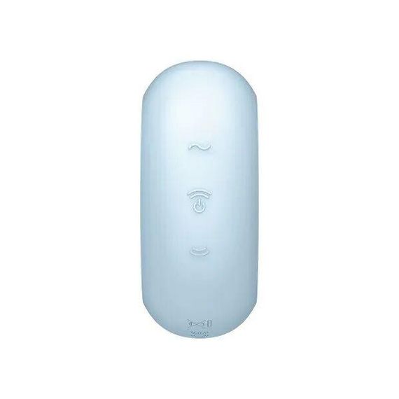 Вакуумний стимулятор із вібрацією Satisfyer Pro To Go 3 Blue | Зображення 3