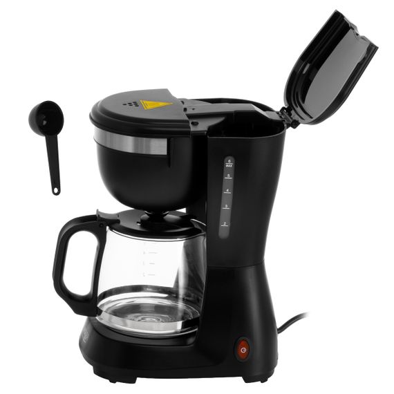 Кофеварка капельная Adler AD 4381 для молотого кофе 0.6 л 600 Вт черная | Зображення 1