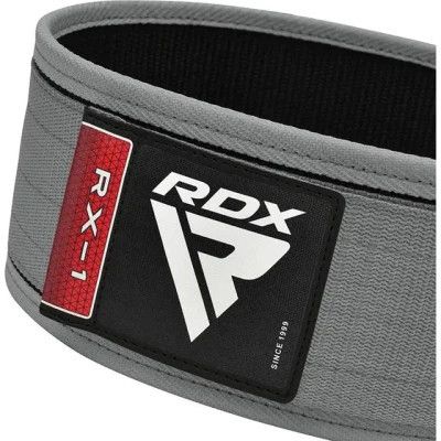 Атлетический пояс RDX RX1 Weight Lifting Belt Grey S (WBS-RX1G-S) | Зображення 5