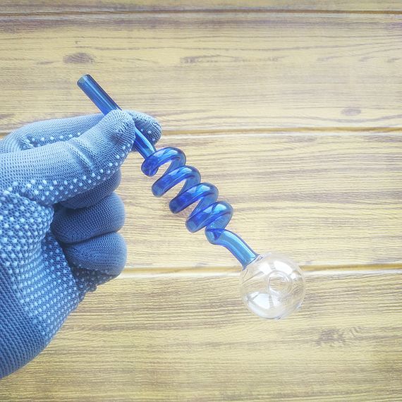 Стеклянная трубка Helix Oil Blue