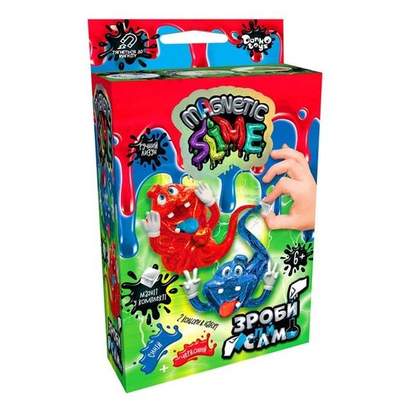 Набір для проведення дослідів Crazy Slime Magnetic міні SLM-Mg-02-01U,02U Різнокольоровий shop (2000996105558) | Зображення 1