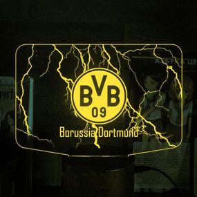 Акриловый светильник-ночник Borussia желтый tty-n002273