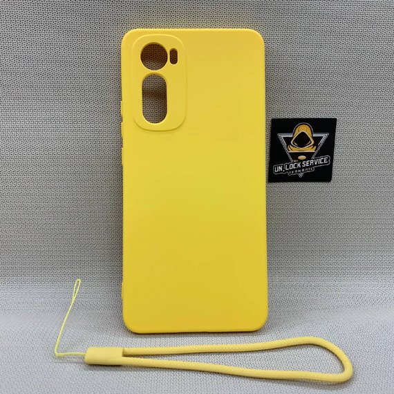 Чохол Motorola Edge 30 SoftTouch Silicone Протиударний чохол софт тач Жовтий