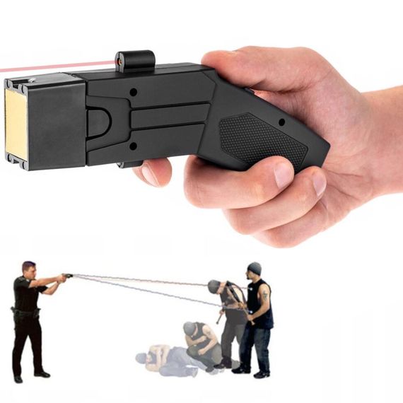 Самий Найпотужніший Паралізатор (шокер) Стреляющий електрошокер «Taser» + лазер Топ Продаж | Зображення 1