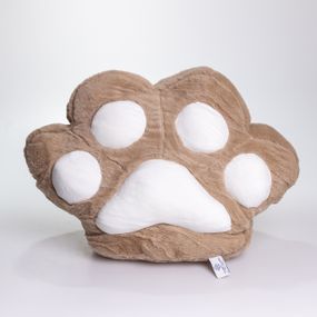 Мягкая игрушка-подушка с пледом и муфтой Лапка 40×40×25 (см) игрушка плед 3 в 1 детский плюшевый плед Коричневый 520-18BR