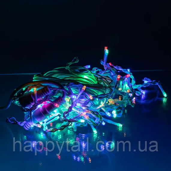 Вулична гірлянда Бахрома 12 м 200 LED білий провід Мультиколор 12MWML | Зображення 2