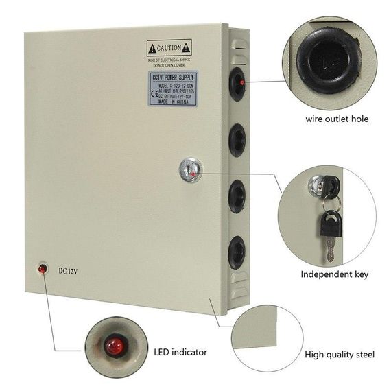 Блок питания  12V  240W  20.0А  Series "CCTV" | Зображення 5