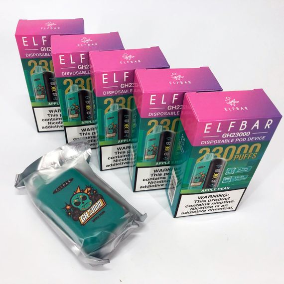 ELF BAR GH 23000 смак Яблуко Груша (Apple Pear) | Зображення 1