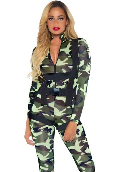 Костюм десантниці Leg Avenue Pretty Paratrooper Камуфляж L | Зображення 3