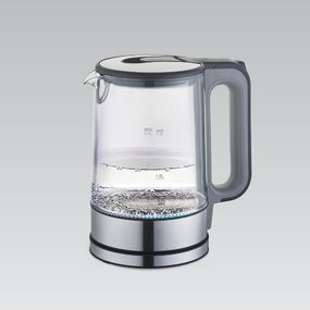 Електрочайник скляний Maestro MR-053-GREY, 1.7 л, 2200 Вт, з підсвіткою