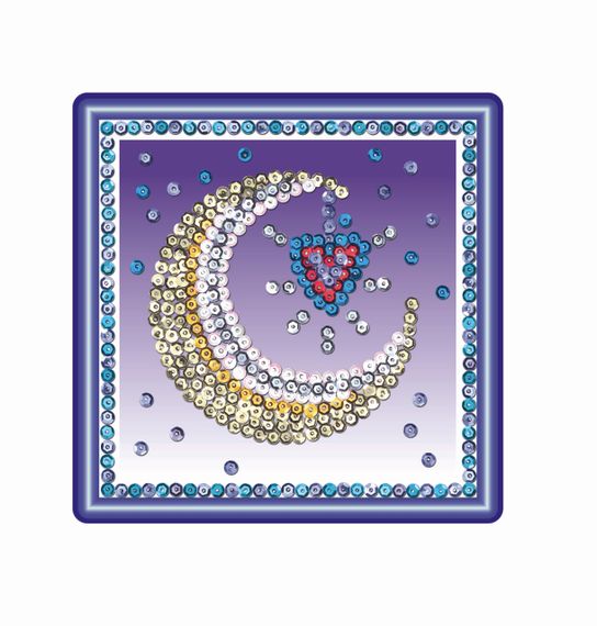 Набор для творчества Sequin Art SEASONS Космос, Солнце, Луна и звезды SA1511 (SA1511) | Зображення 4