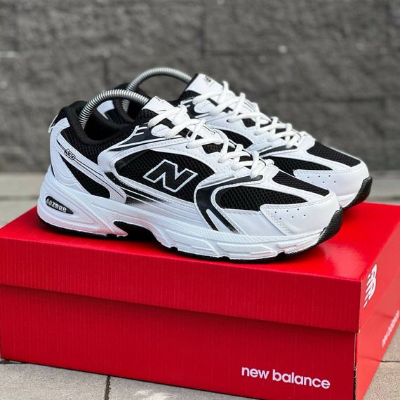 Кросівки весна-літо New Balance колір білий/чорний | Зображення 3