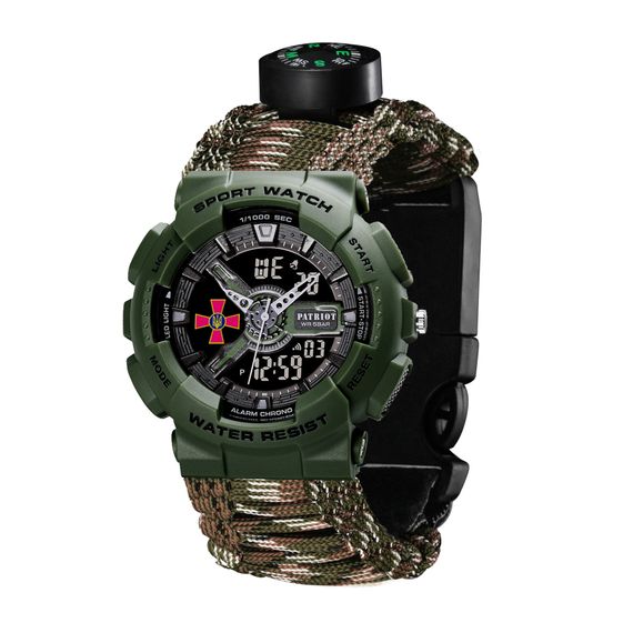 Patriot 005AGSU ЗСУ Паракордовий ремінець Camo Green + Коробка | Зображення 5