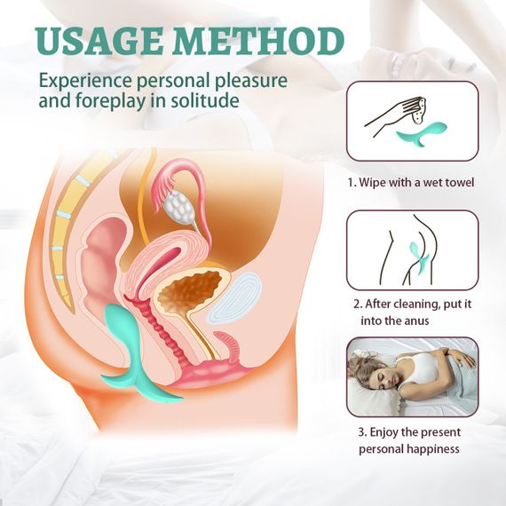 Анальний вібратор Every Night Toys Sally з дистанційним керуванням, бірюзовий, 10 режимів вібрації Sex Aura | Зображення 2